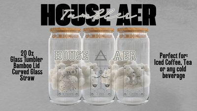 Zodiac Academy House Glass Tumblers | Complete Collection
