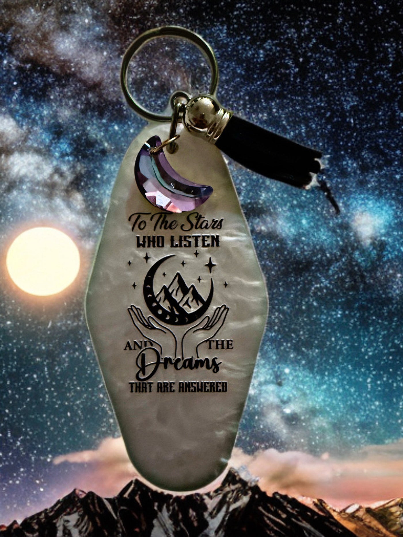 ACOTAR-Inspired Motel Keychains | A Little Magic for Your Keys